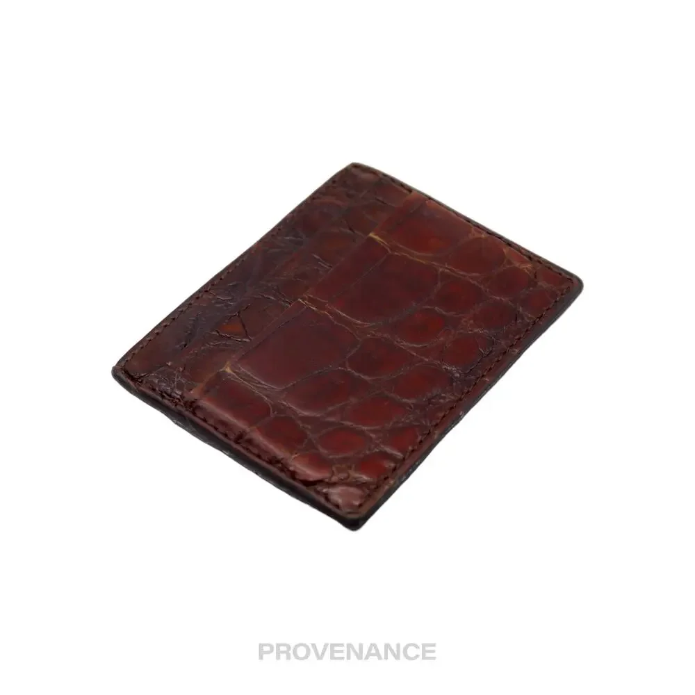 🔴 Gucci Card Holder Wallet - Crocodile Leather - Picture 7 of 7